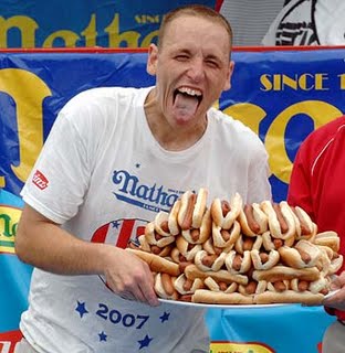 hot dog eating contest